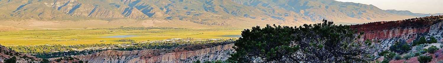 Panorama of the mountains east of the Sevier Valley