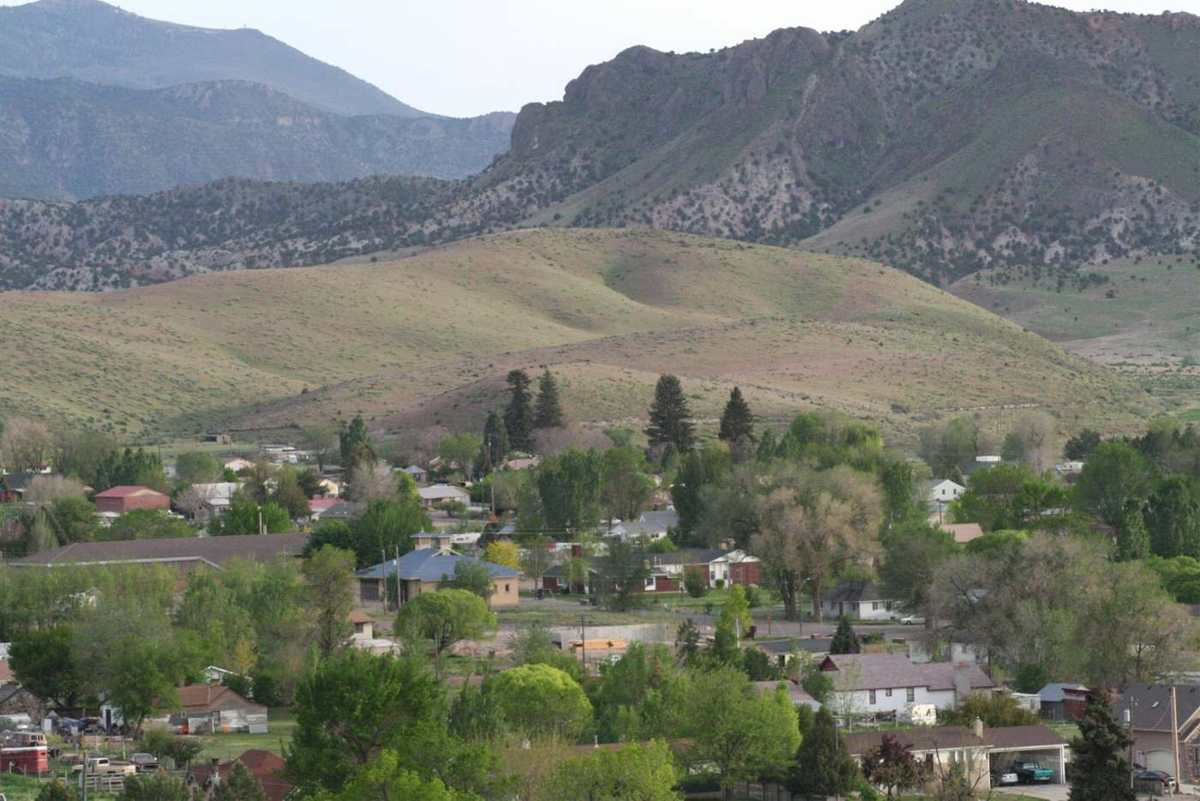 Foothills above the valley towns of Sevier County